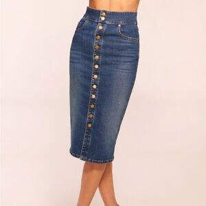 Ramy Brook Denim Skirt